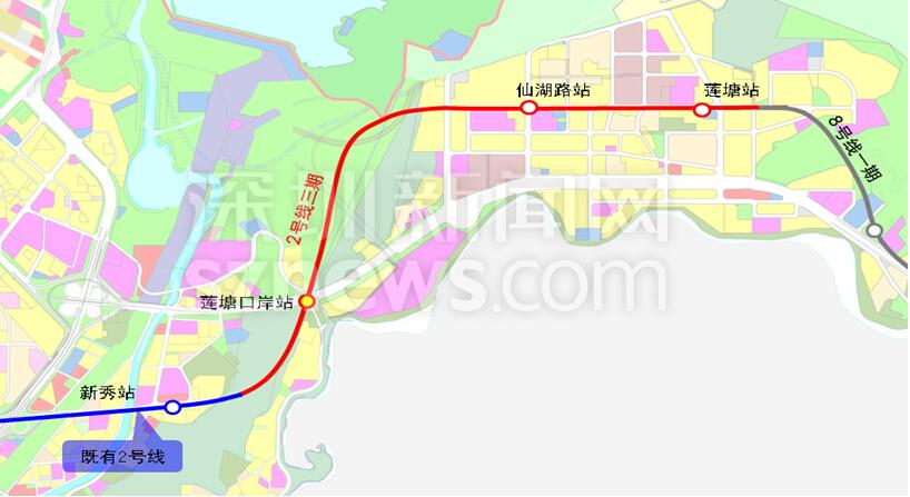 深圳地鐵2號線東延段（站點、線路圖、開通時間、最新消息）